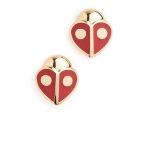 Kate Spade animal party ladybug studs